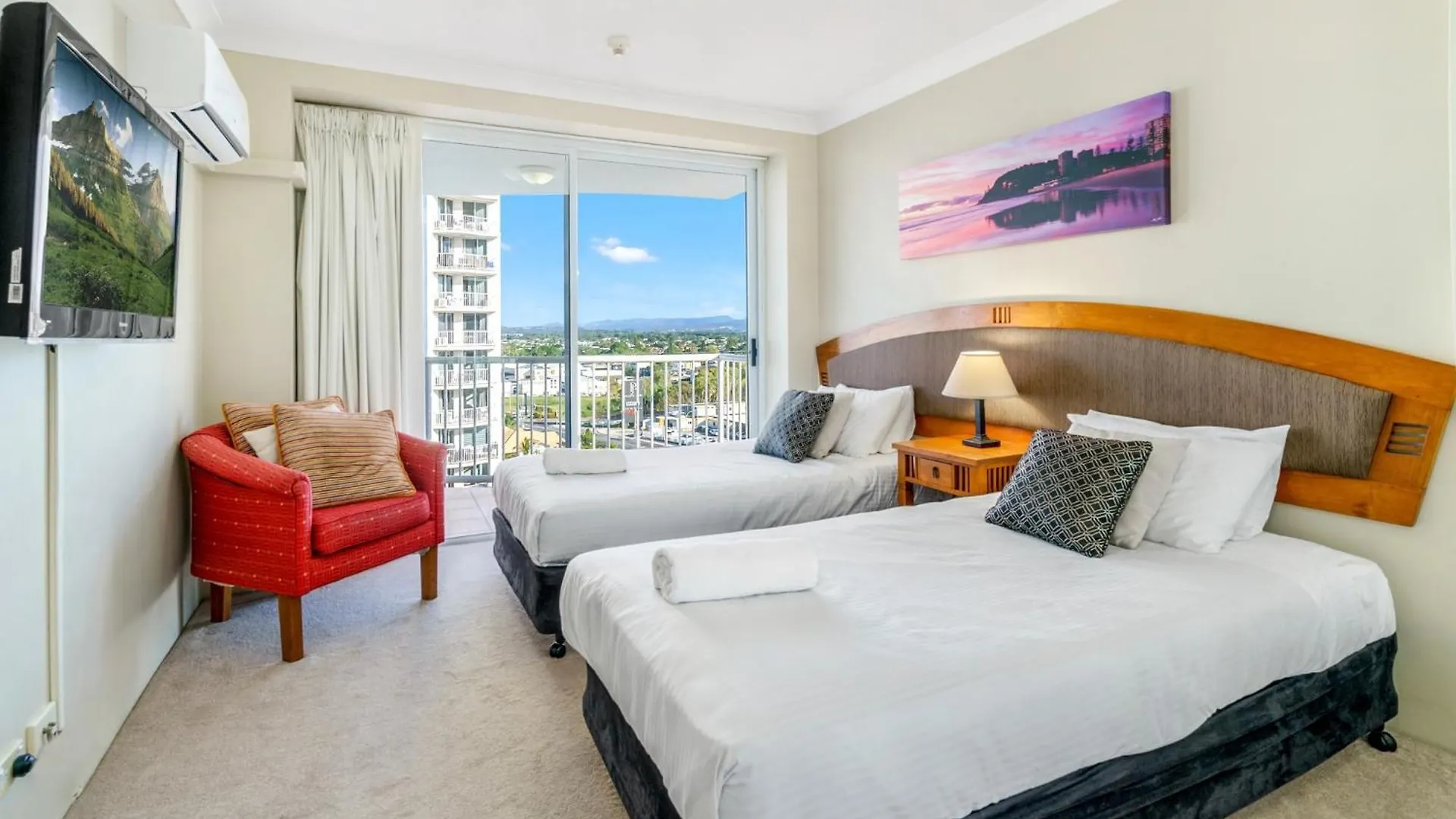 Ocean View 2-bed With Pools, Spa, Sauna, Gym & Bbq Gold Coast